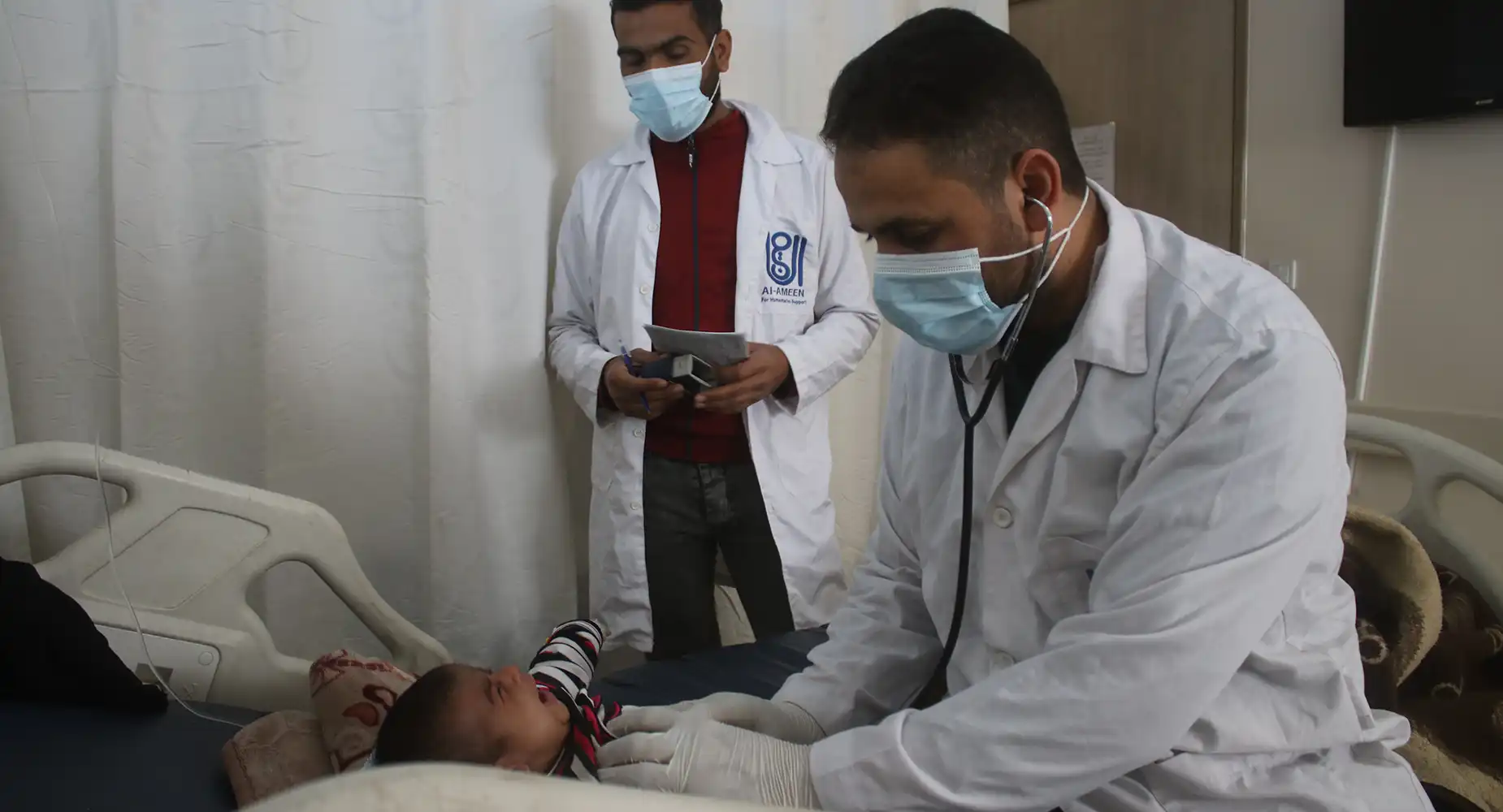 خدمات قسم الأطفال في مشفى الباب للاطفال حديثي الولادة