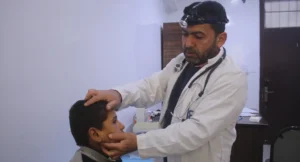 عيادة الأطفال بمستشفى منبج الوطني في منبج - ريف حلب