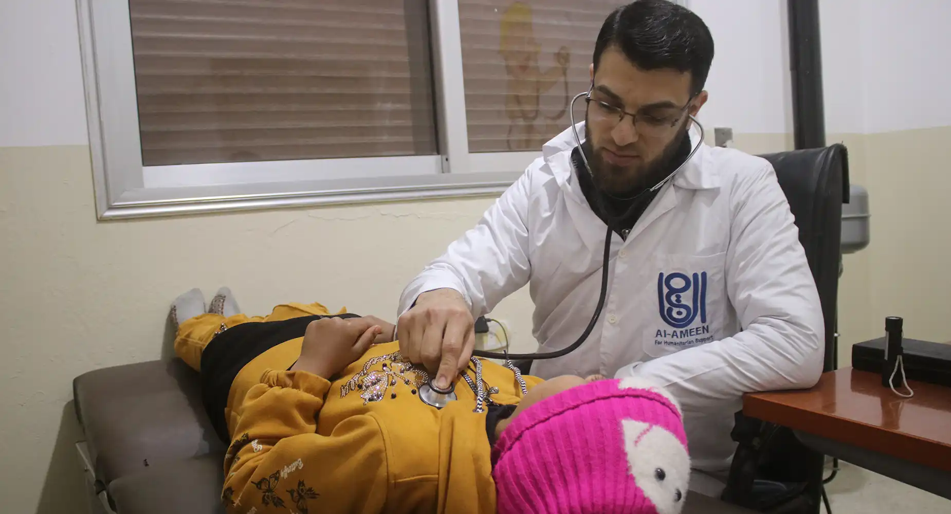 مركز الأمين الصحي في قرية السكرية