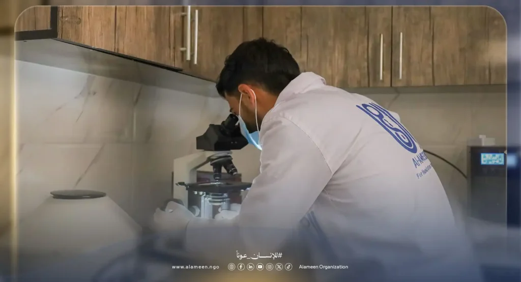 خدمات مركز الجمعية الدولية الأمين للرعاية الصحية الأولية في ناحية بعدنلي بمنطقة عفرين شمال حلب