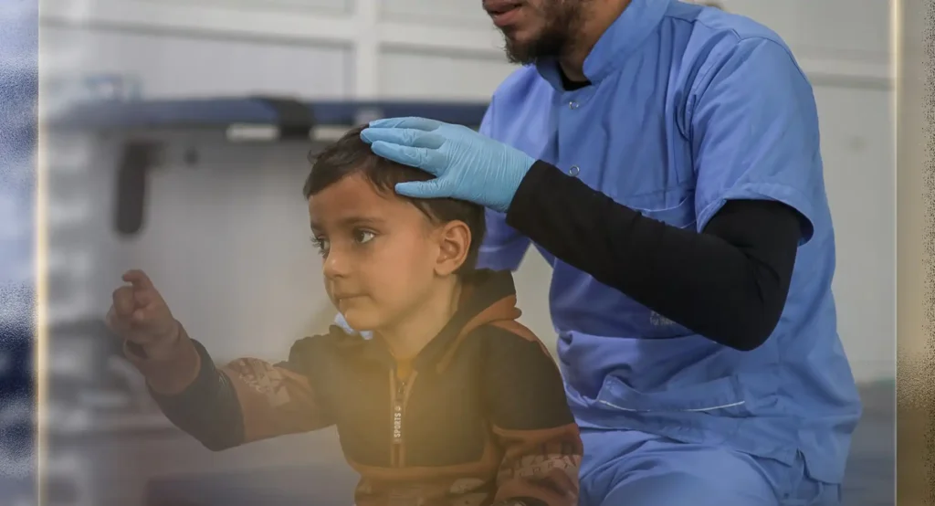 The International Association "Al-Amin" Primary Health Care Center in the Badnli district of the Afrin region, north of Aleppo.